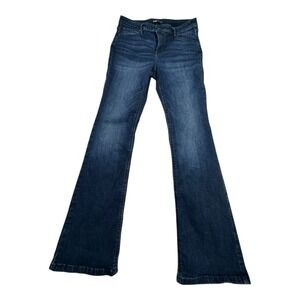 Simply Vera Vera Wang Mid Rise Bootcut Jeans Women's Size 14 Dark Wash Stretch